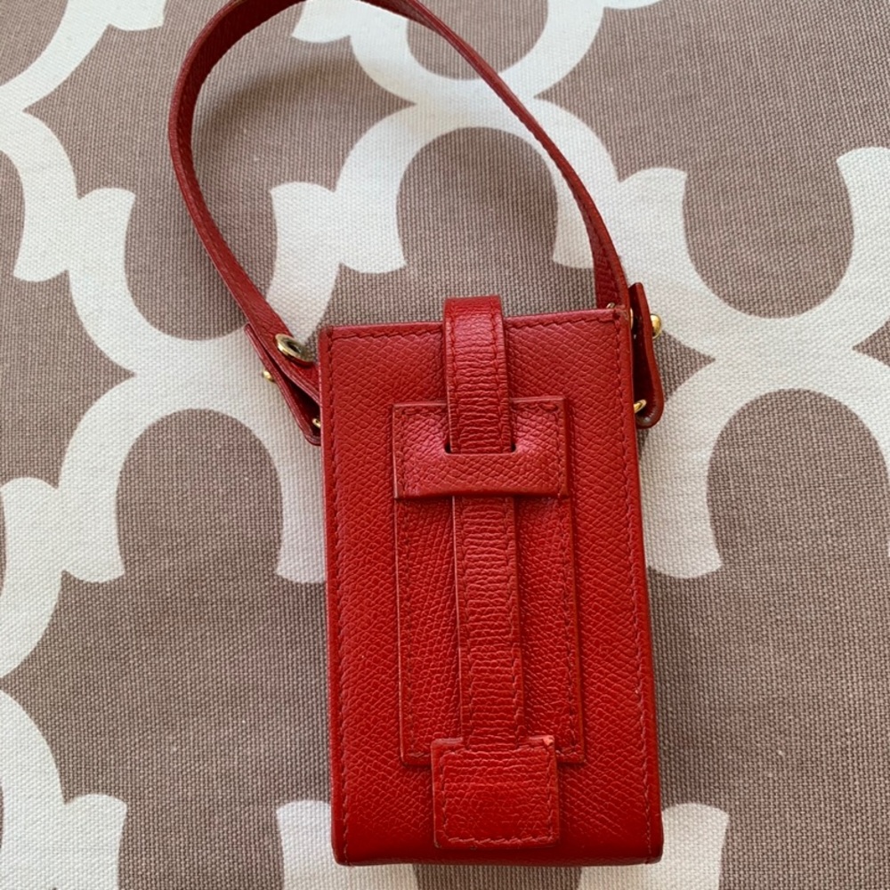Chanel Vintage leather cc phone holder. Pouch. Purse - Picture 2 of 16